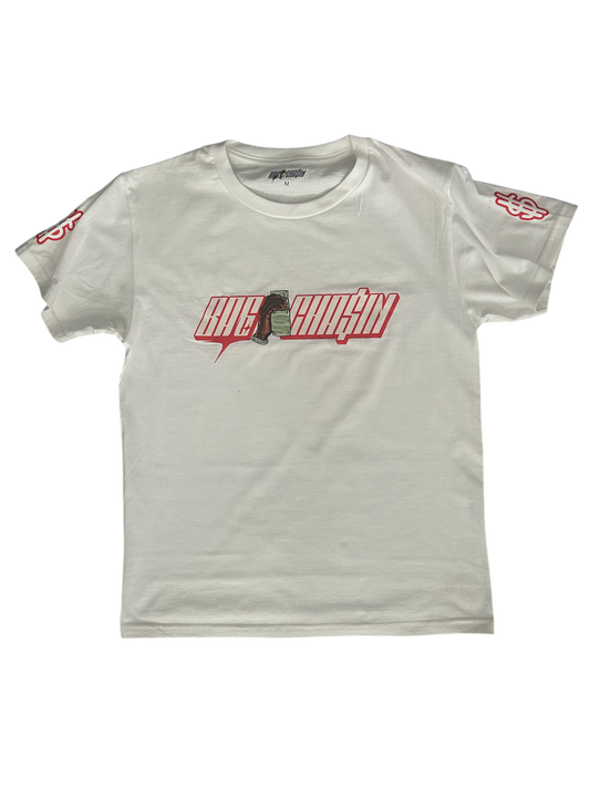 BAGCHA$IN Shirt (White & Red)